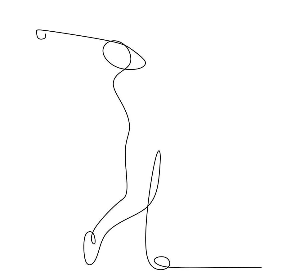 minimalist golfer